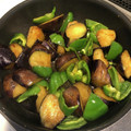 まめはっぱ's cooksnap of when they made 簡単あと１品☆ナスとピーマンの甘辛炒め.