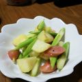 ramieru's cooksnap of when they made じゃがいもとアスパラのガーリック炒め.