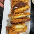 ☺︎n☺︎'s cooksnap of when they made 餃子の皮でおつまみチーズ揚げ.