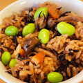 ぶぅと's cooksnap of when they made 焼肉のタレでひじきの炊き込みご飯.