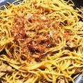 アココ☆'s cooksnap of when they made 焼きそば風♪ソース味のねぎスパゲティ.