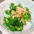 クリちゃん0309's cooksnap of when they made レンジで簡単！やみつきピーマンとツナ.