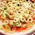 こずっぺ's cooksnap of when they made 冷凍ご飯で簡単☆ライスピザ！.