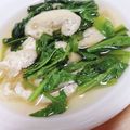 hitomi♪＊'s cooksnap of when they made 松山揚げと小松菜の簡単煮物.