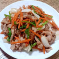 ポニーリボン's cooksnap of when they made 冷蔵庫の残り物で☆簡単中華 野菜炒め.