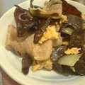 ななっちゃ's cooksnap of when they made 簡単☆生きくらげと豚バラの卵炒め.