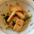 cookjen's cooksnap of when they made セロリの葉と油揚げの炒め物で一品♪節約.