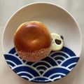 たまゴン♪'s cooksnap of when they made パンダは見た平成ver.ひょっこりはん.
