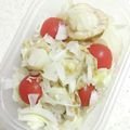 クックGB6431☆'s cooksnap of when they made ホタテとトマト・キャベツのサラダ♪.