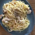 ぱる＊'s cooksnap of when they made ちくわカルボナーラ.
