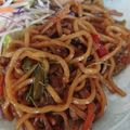 さぁ★たぁ★'s cooksnap of when they made 余った生中華麺を焼きそばに♪.