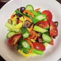 nanaねぇ。's cooksnap of when they made 茄子・胡瓜・トマト★夏野菜のご馳走サラダ.