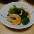 IB6UB9's cooksnap of when they made 海老とブロッコリー炒め.
