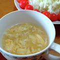 ざじよ's cooksnap of when they made 卵とコーンの中華スープ.