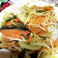 ずっこけ123's cooksnap of when they made トラウトサーモンと野菜の塩麹蒸し♪.
