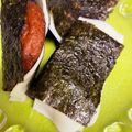 leafmama's cooksnap of when they made *さつま揚げのピリッとチーズのり巻き*.