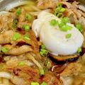 あんぐりーまま's cooksnap of when they made 超簡単☆豚バラ温玉！激うま肉うどん♪♪♪.