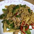 胡椒煎餅's cooksnap of when they made チンジャオロース風焼肉のたれ焼きそば.