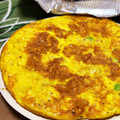 Nya6nya6's cooksnap of when they made とうもろこしと枝豆のスペインオムレツ風.