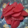 クックI46239☆'s cooksnap of when they made 自家製紅生姜二種(食紅、梅しそ).