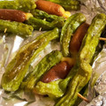 まなさん1234's cooksnap of when they made おつまみに♪ししとうとチーズの一口串焼き.