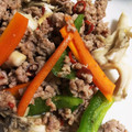 クック05TB1E☆'s cooksnap of when they made ☆舞茸＆豚挽肉の簡単炒め☆.