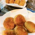 chikママ❤️'s cooksnap of when they made 簡単！絶品お万の牛肉コロッケ(肉屋風).