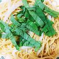 まいあみちゃん's cooksnap of when they made イカ納豆と青じその冷たいスパゲッティー.