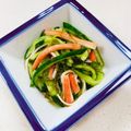 あっこ姉's cooksnap of when they made めかぶとキュウリとカニカマの酢の物.