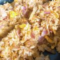 MANA☆☆'s cooksnap of when they made 病み付きベーコンキムチ炒飯.