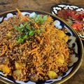 横浜発国際料理教室's cooksnap of when they made ウズベキスタン♡そば米の牛肉ご飯プロフ.