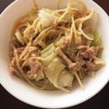 NGOROX's cooksnap of when they made 簡単ランチに♪ツナとキャベツの和風パスタ.