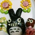 メイ♡'s cooksnap of when they made トトロおにぎり★キャラ弁★.
