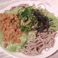 くっくのん's cooksnap of when they made 茶ソバ風とろろ納豆そば.