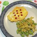 おはなすき's cooksnap of when they made 給食☆超簡単！コーンと枝豆のソテー.
