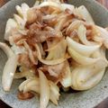 こうのとりヒロシ's cooksnap of when they made 豚バラとたまねぎのスゴだれ炒め.