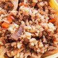 ひろひろ☽'s cooksnap of when they made 【簡単炊き込みご飯】舞茸と油揚げ炊き込み.