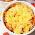 ふうはっちゃん's cooksnap of when they made ケチャップご飯チーズのせ。手抜き朝ごはん.