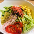 くりすたるけいこ's cooksnap of when they made 簡単☆冷やし中華.