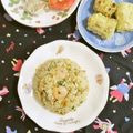 mmameco's cooksnap of when they made 冷蔵庫救済！残り野菜とひき肉チャーハン.