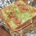 QPはにー's cooksnap of when they made キャベツとエビのスイチリトースト.