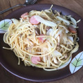 Manami213's cooksnap of when they made バター香るしめじとウインナーの和風パスタ.