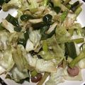 食べまくり's cooksnap of when they made アスパラベーコンキャベツのペペロンチーノ.