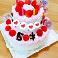 ゆきにゃン's cooksnap of when they made 安定した２段ケーキのやり方♡.