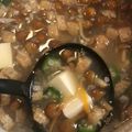 コトダマさん's cooksnap of when they made 簡単！なめことオクラのお味噌汁.