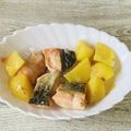 さくらん餅's cooksnap of when they made 生鮭とじゃがいものバターポン酢焼き.