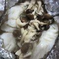 やーしー's cooksnap of when they made 液体塩こうじで鱈ときのこのホイル蒸し☀.