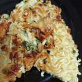 mikiha5's cooksnap of when they made サッポロ一番塩らーめん☆納豆チーズチヂミ.