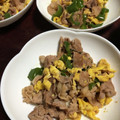 ゆうあラブ's cooksnap of when they made 豚肉と卵そぼろの甘醤油炒め.