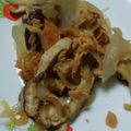 fuu235's cooksnap of when they made ツナ缶deきのこのホイル焼き.